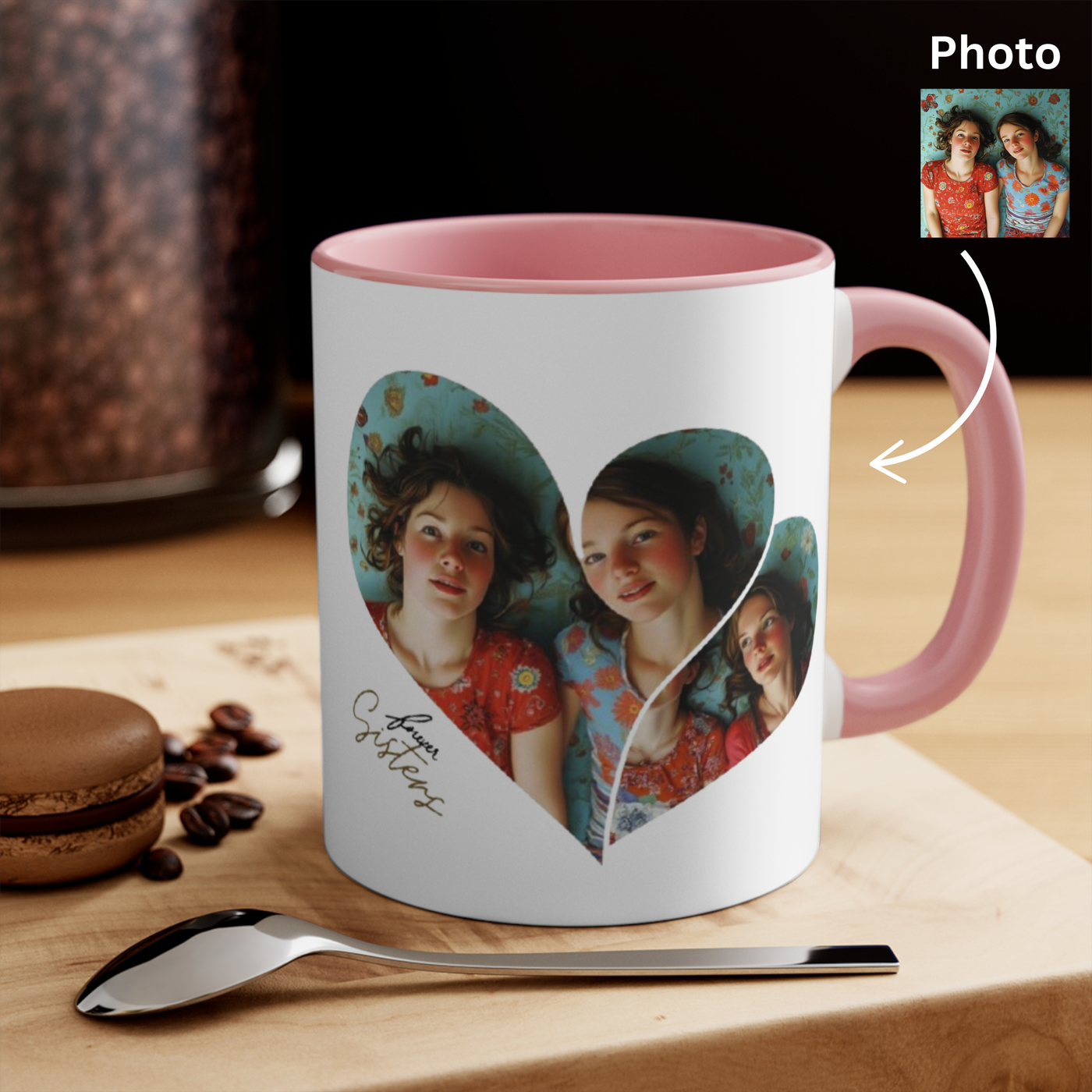 Sisters Photo Mug