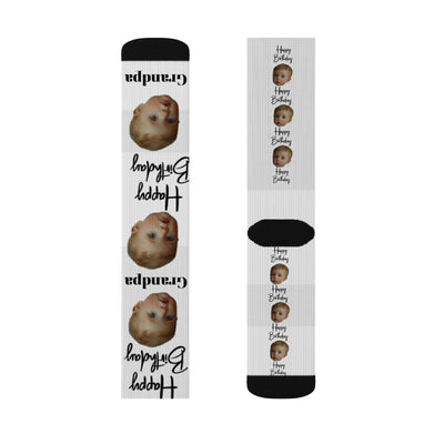 Personalized Face Socks Grandpa Gift