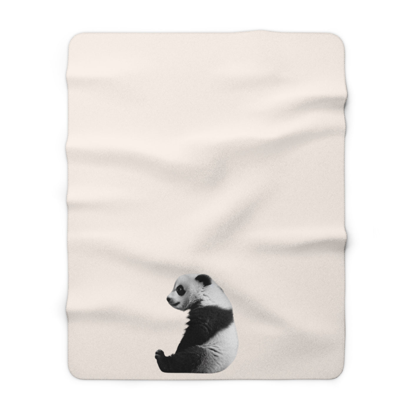 Panda Sherpa Fleece Blanket