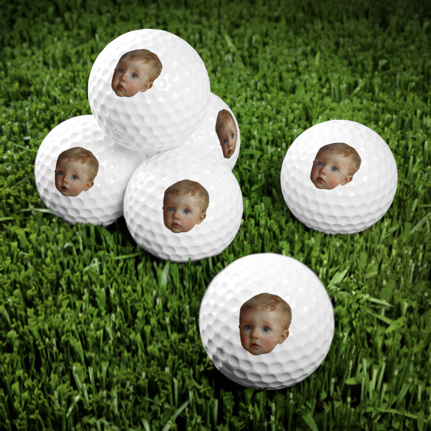 Personalized Golf Balls, 6pcs