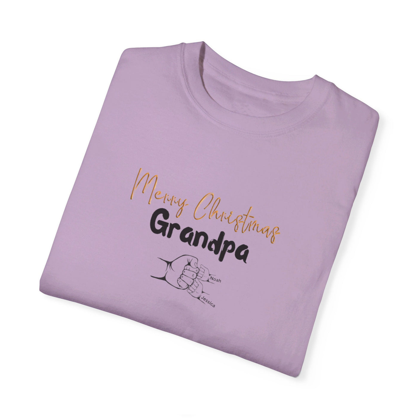 Personalized Name Christmas Grandpa Tshirt