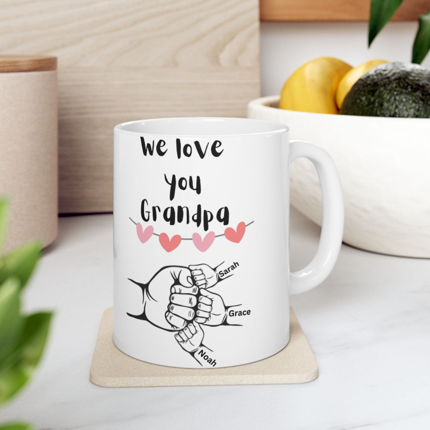 Custom Name Mug Grandpa