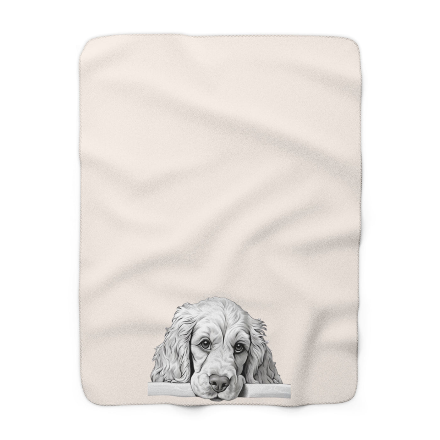 Springer Spaniel Sherpa Fleece Blanket