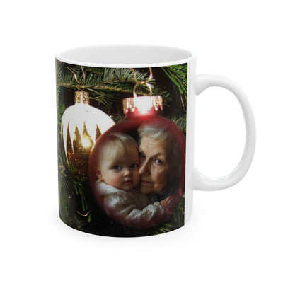 Christmas Photo in a Bulb Grandma Mug Gift