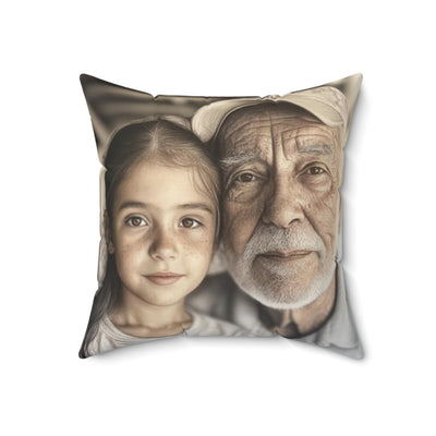 Custom Name & Photo Pillow Gift Grandpa