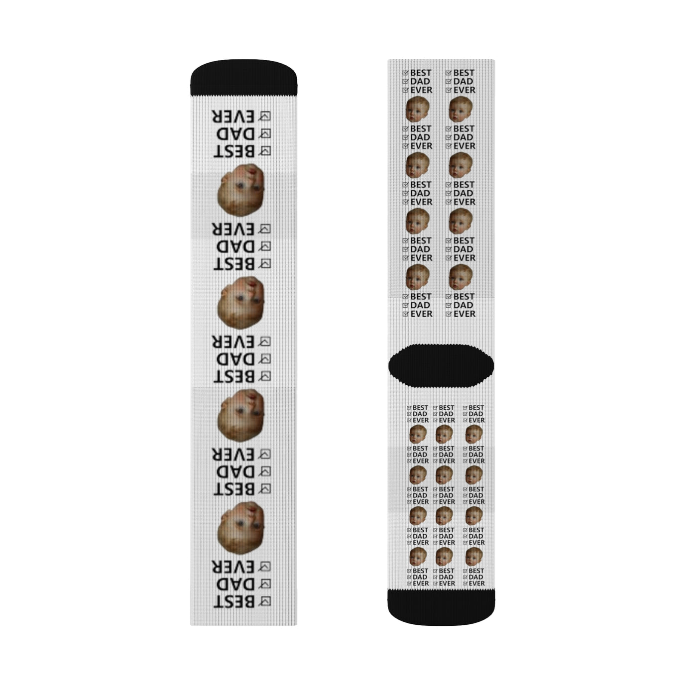 Personalized Face Socks Dad Gift