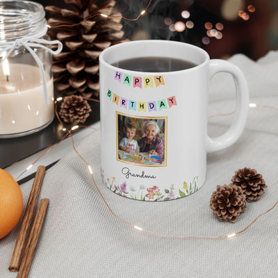 Photo Mug Happy Birthday Grandma