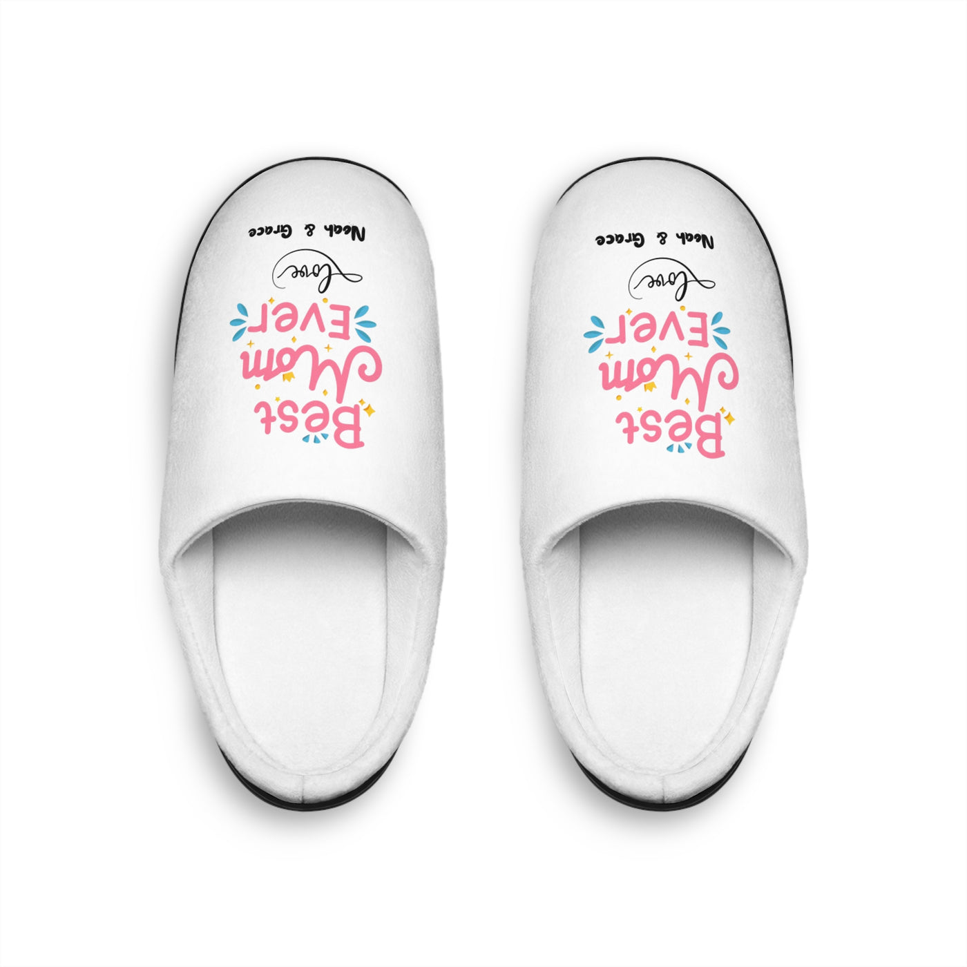 Name Personalized Slippers Gift Mom Mothers Day