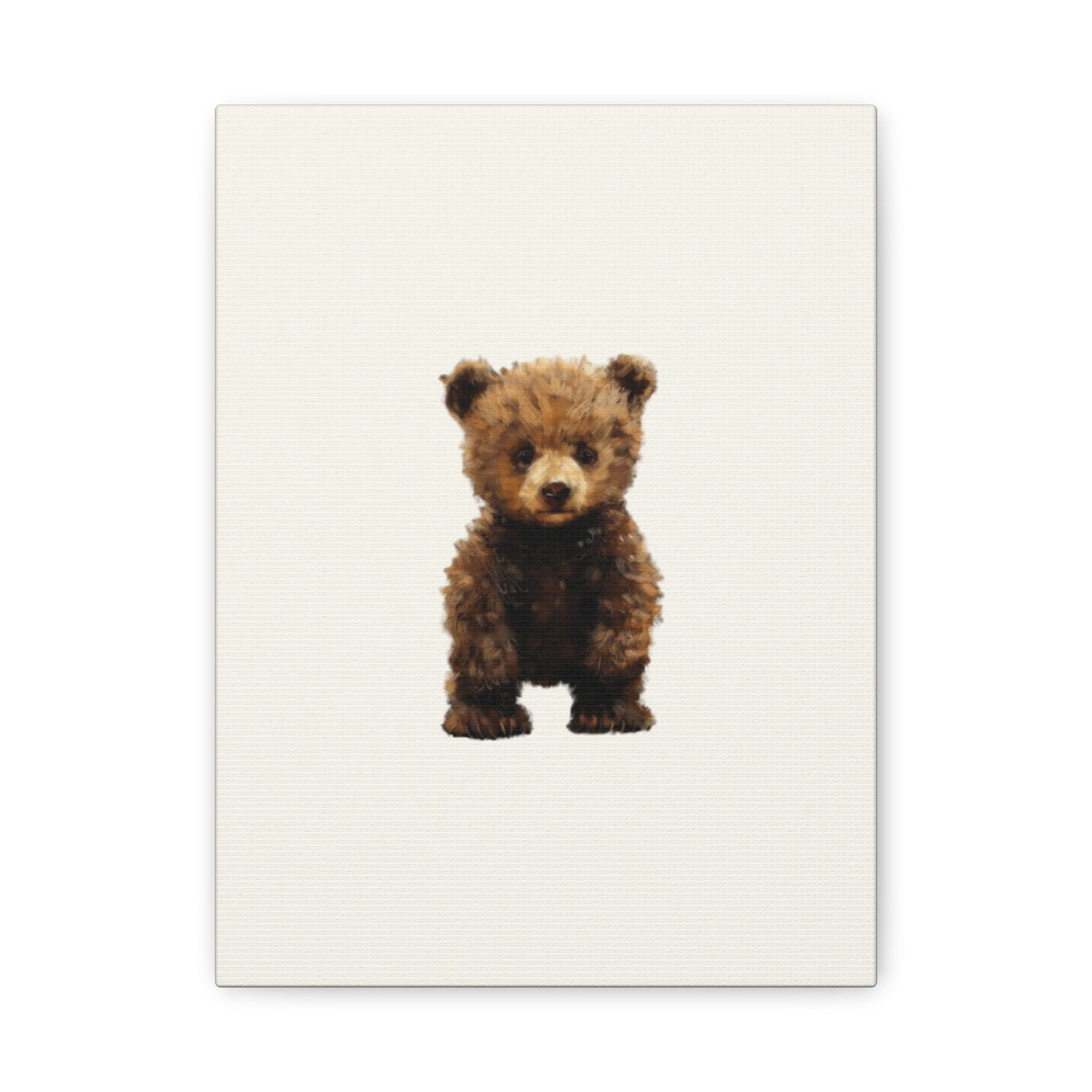 Bear Portrait Matte Canvas, Stretched, 1.25"