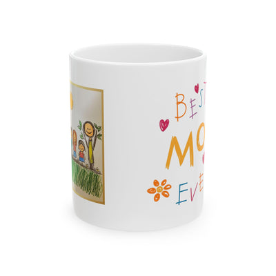 Personalized Kids Drawing Mug Mom