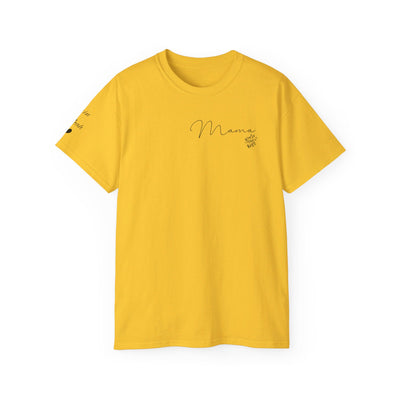 Mama Tshirt Sleeves Personalized