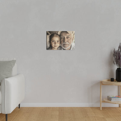 Photo Grandpa Matte Canvas, Stretched, 0.75"