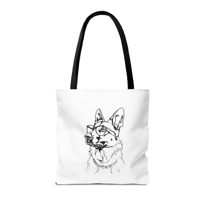 German Shepherd Tote Bag