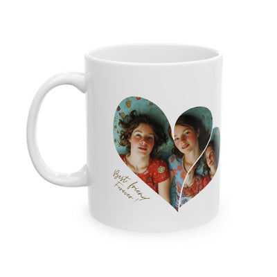 Best Friend Personalized Photos x 2 Mug