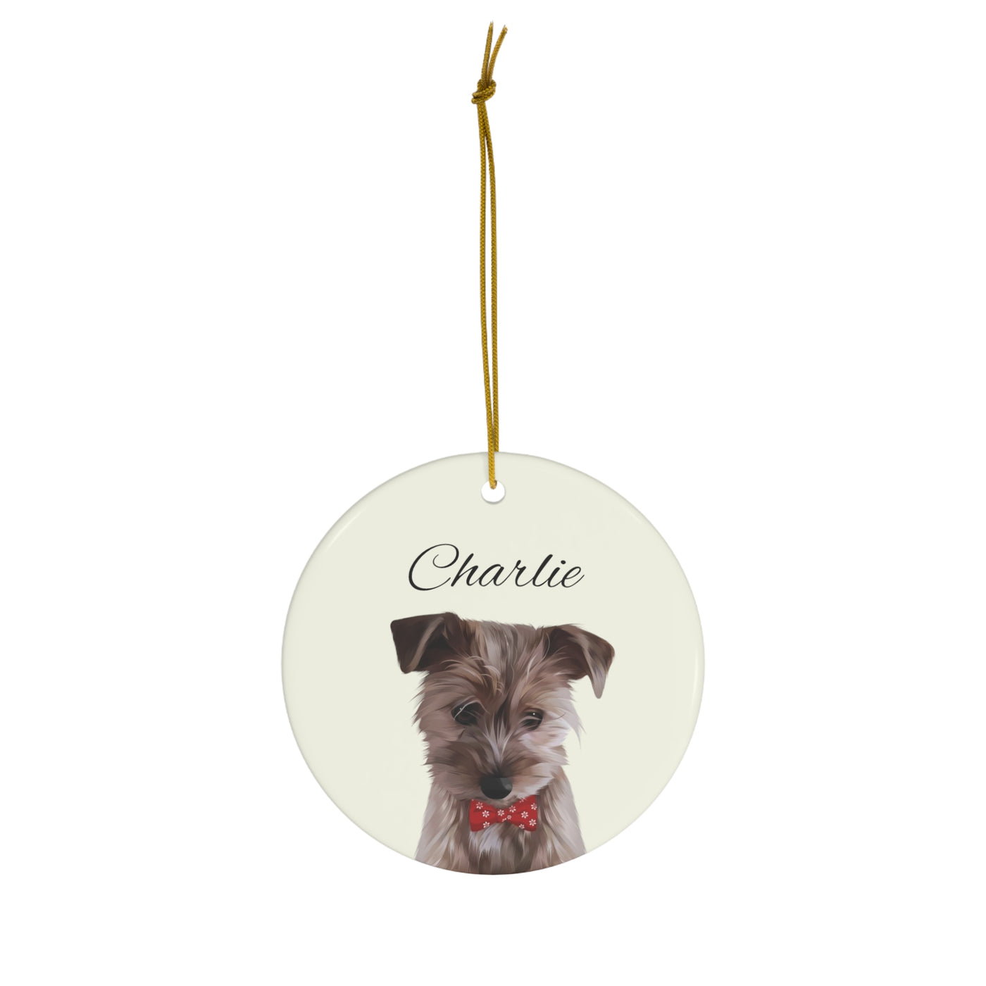 Personalized Dog Ornaments x 2