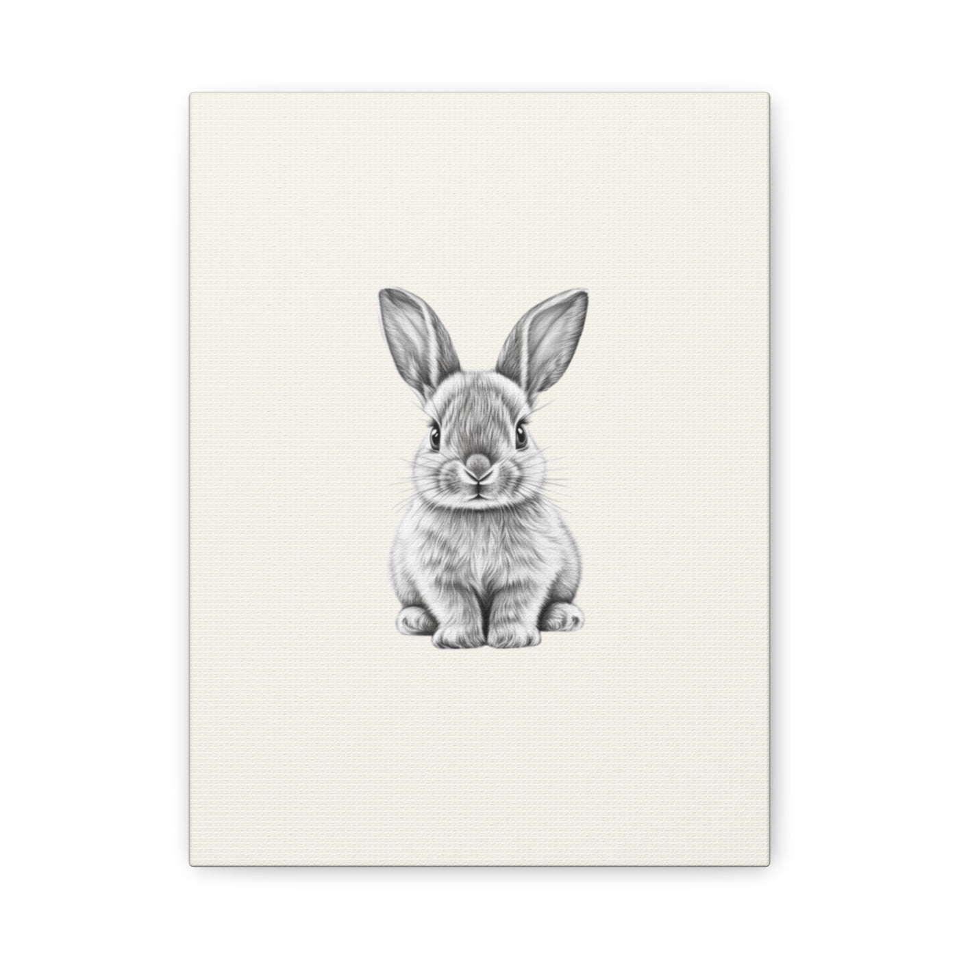 Canvas Rabbit, Stretched, 1.25"