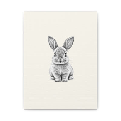 Canvas Rabbit, Stretched, 1.25"