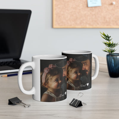 Custom Mug Photo Dad & Daughter