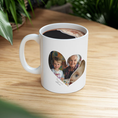 Grandmothers Photo Mug x 2 photos per mug