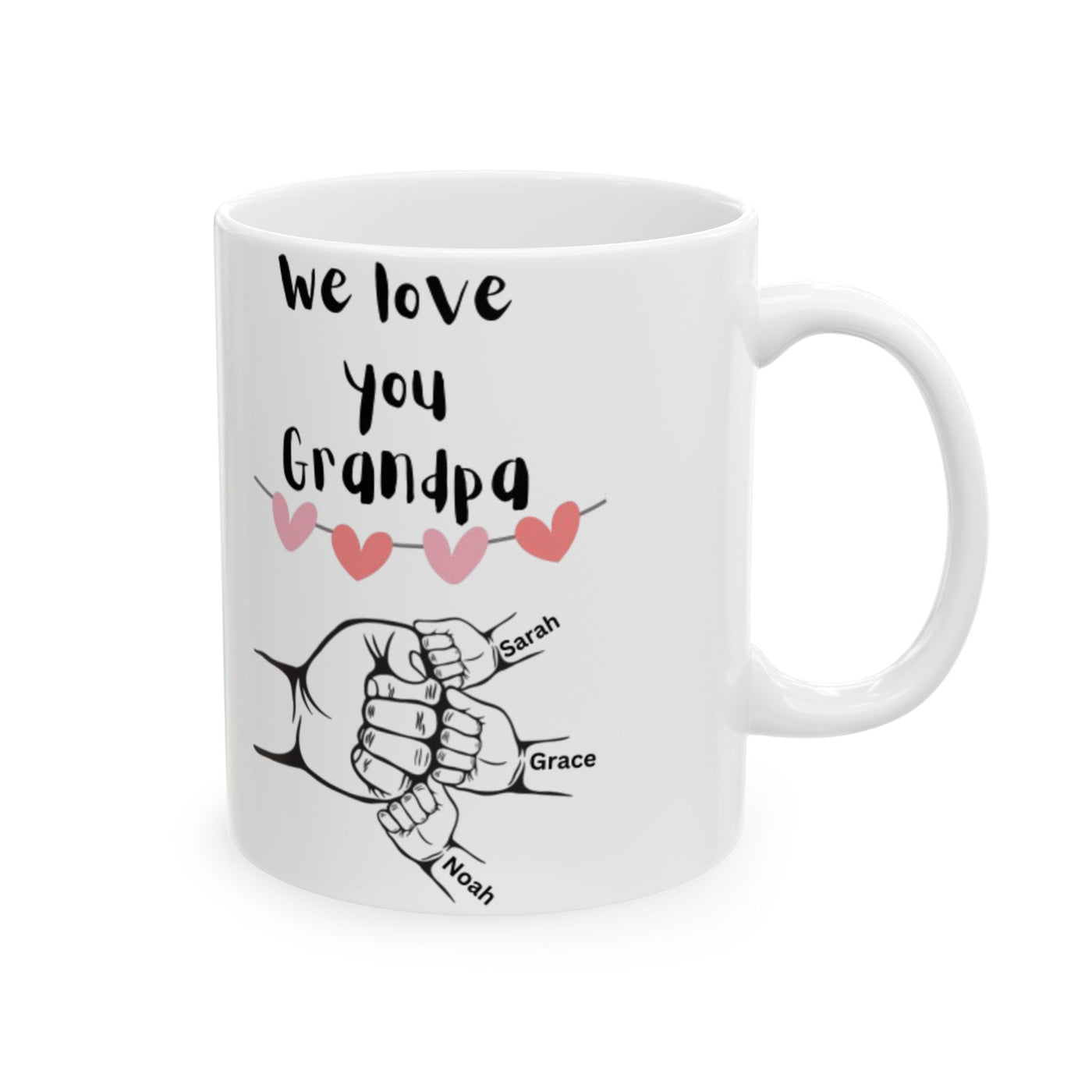 Custom Name Mug Grandpa