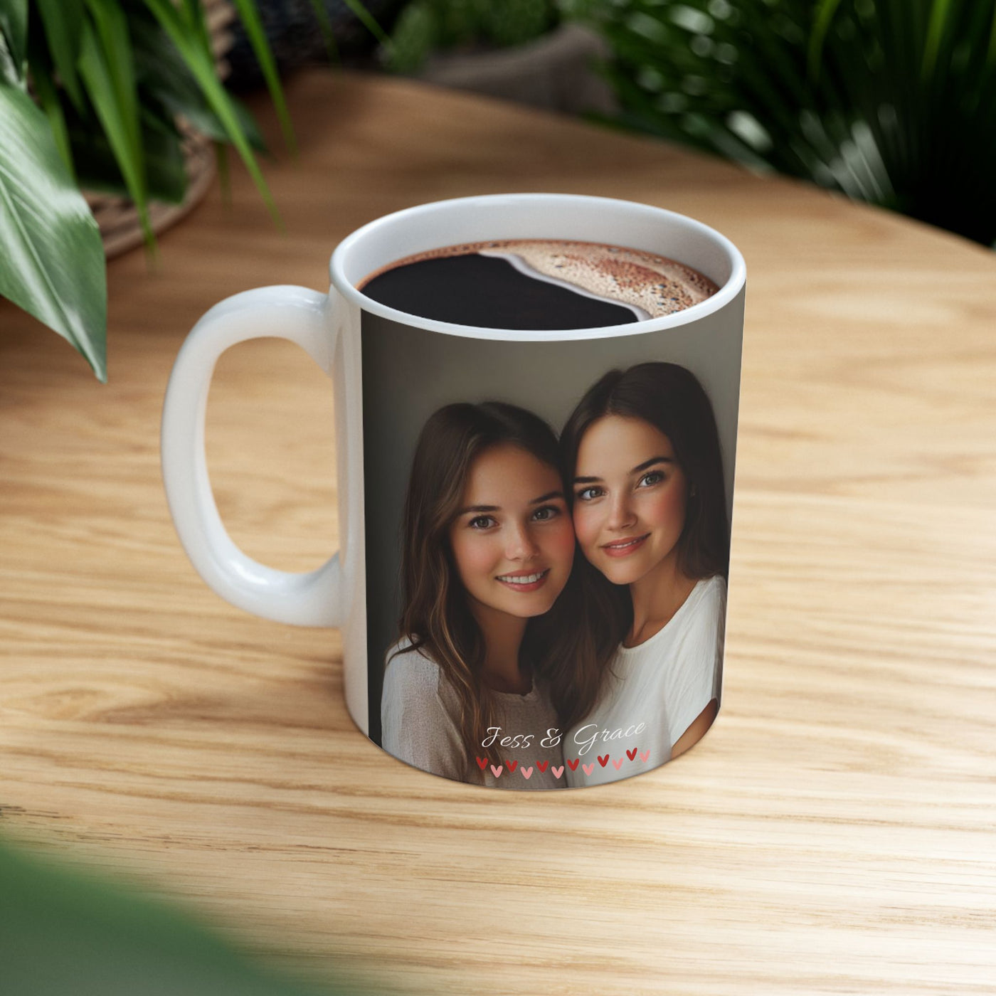 Custom Mug Photo Sisters