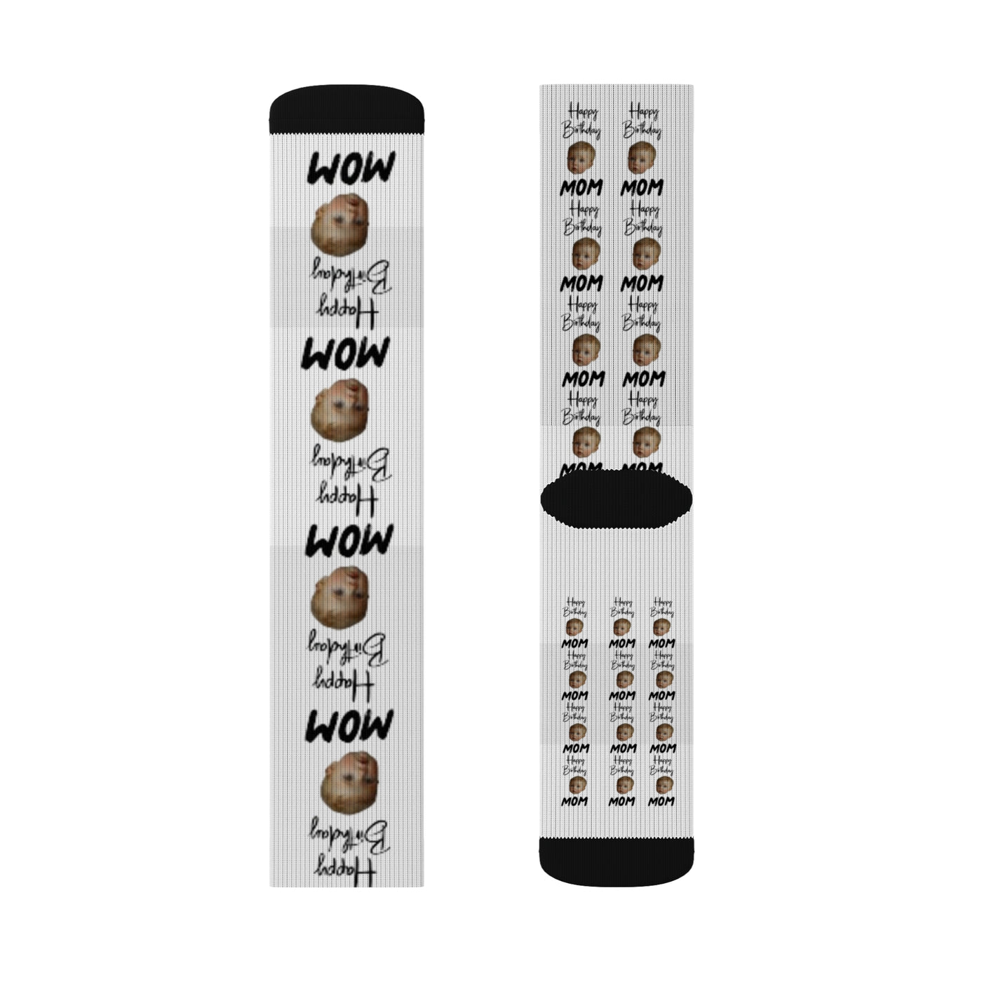 Personalized Face Socks Mom Gift