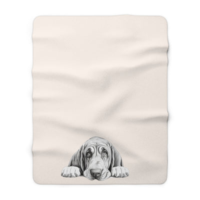 Bloodhound Sherpa Fleece Blanket