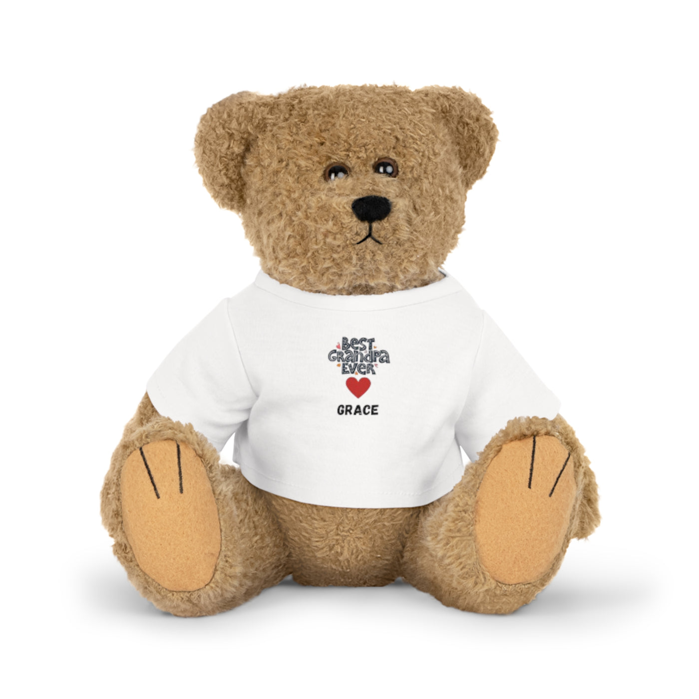 Personalized Name Grandma Plush Toy with T-Shirt