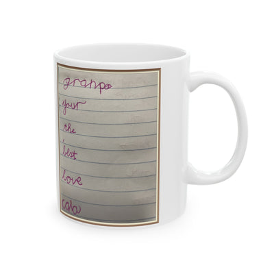 Childrens Writing Grandpa Mug