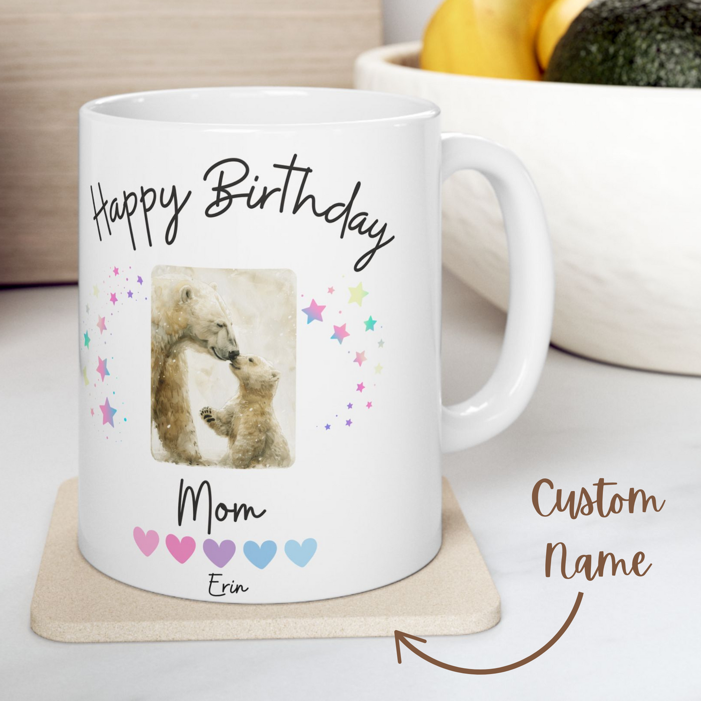 Mom Birthday Gift, Custom Coffee Mug