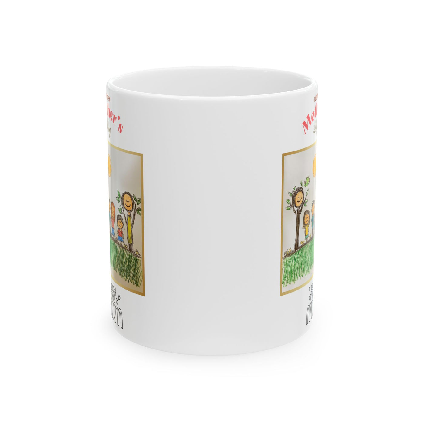 Custom Childrens Drawing Mothers Day Mug