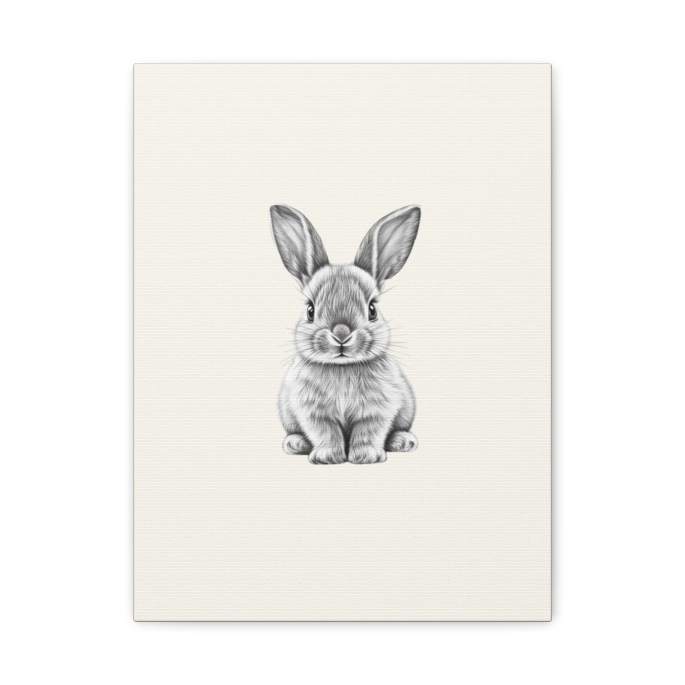 Canvas Rabbit, Stretched, 1.25"