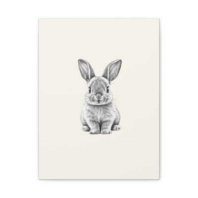 Canvas Rabbit, Stretched, 1.25"