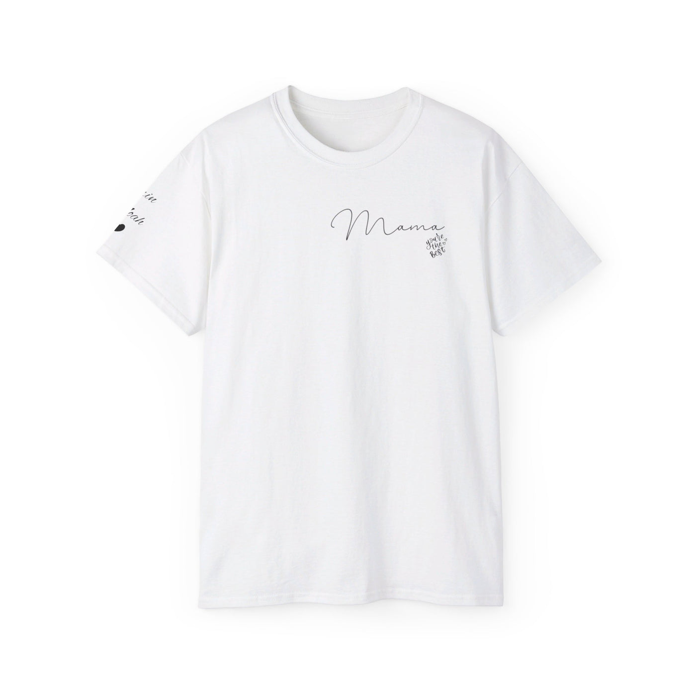 Mama Tshirt Sleeves Personalized