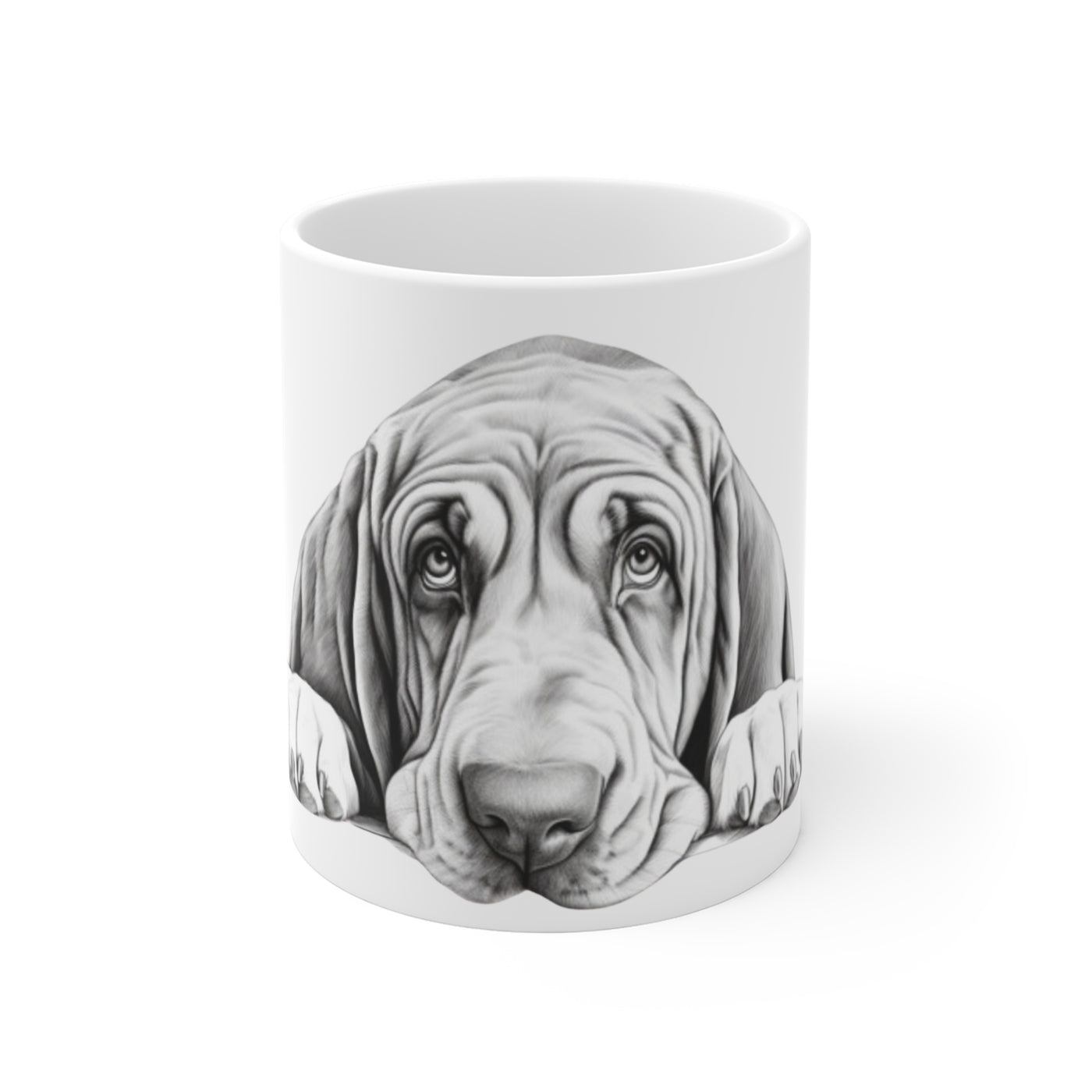 Bloodhound dog mug