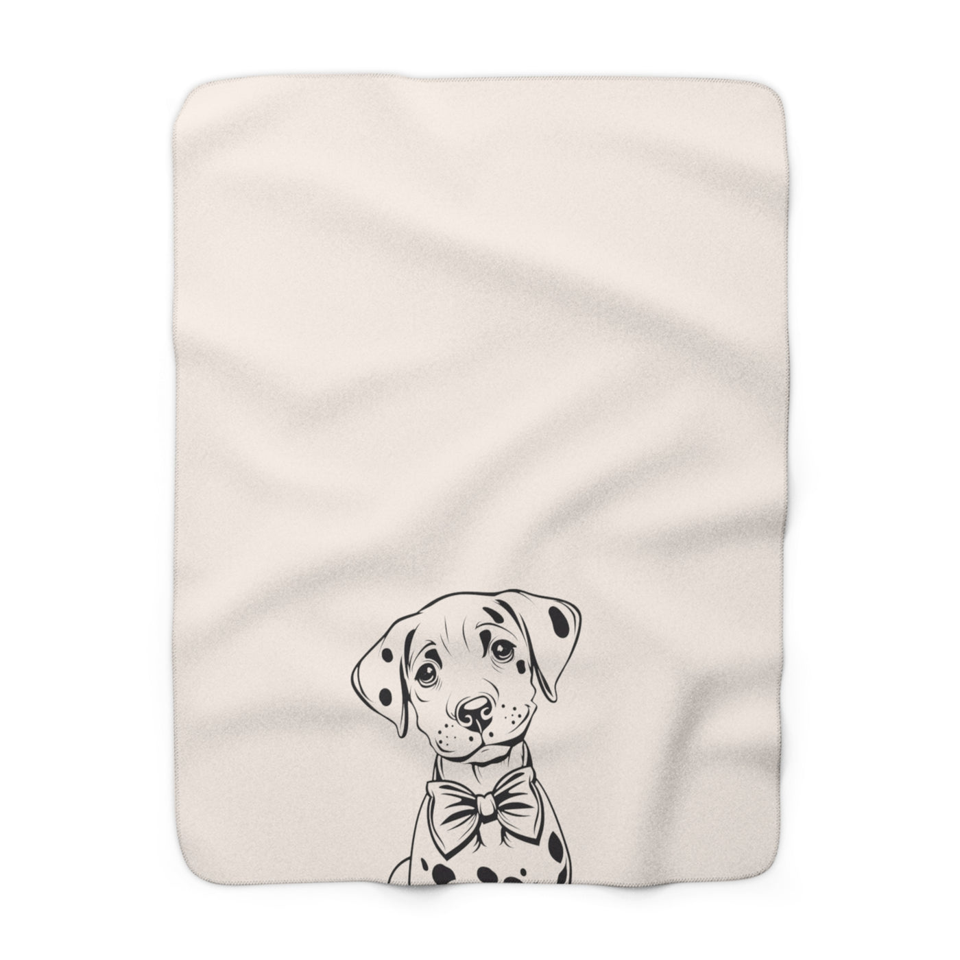 Copy of Dalmatian Sherpa Fleece Blanket