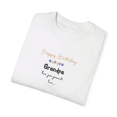 Personalized Name Happy Birthday Grandpa Tshirt