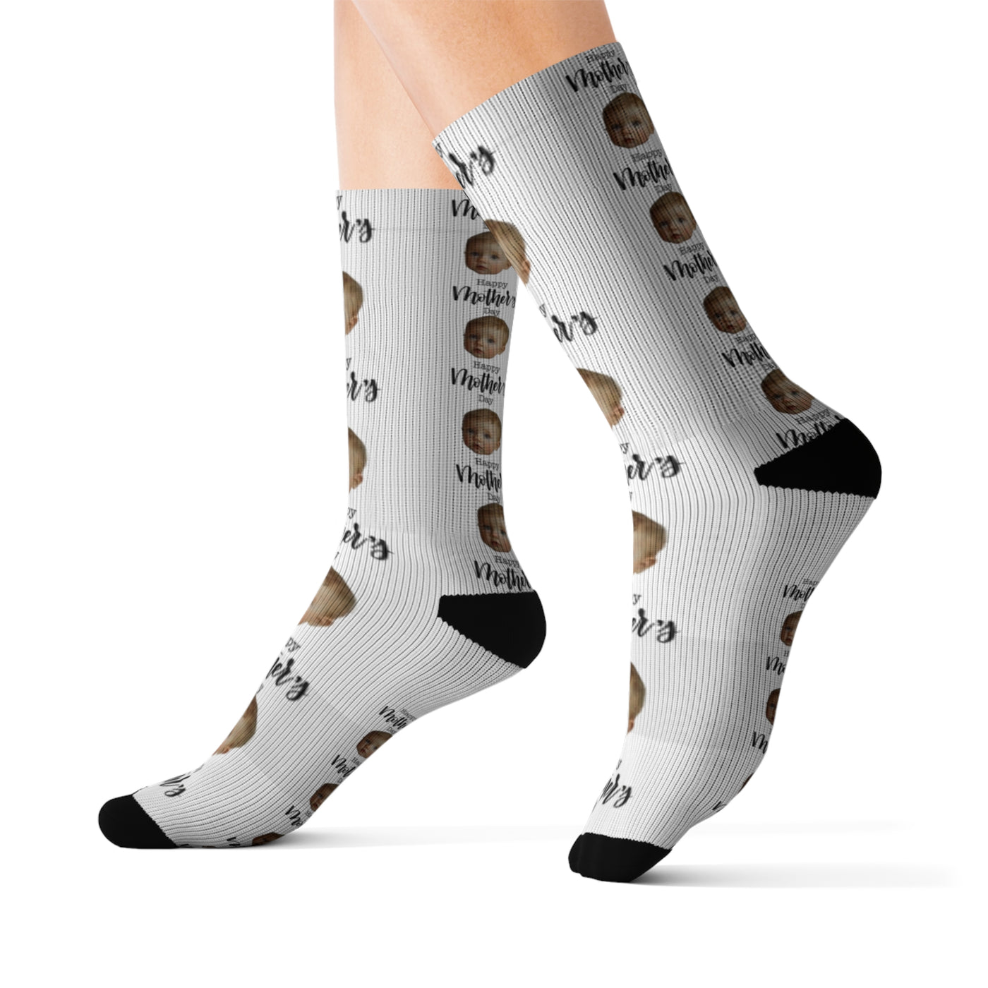 Personalized Face Socks Mothers Day Gift