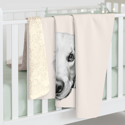 Labrador Sherpa Fleece Blanket