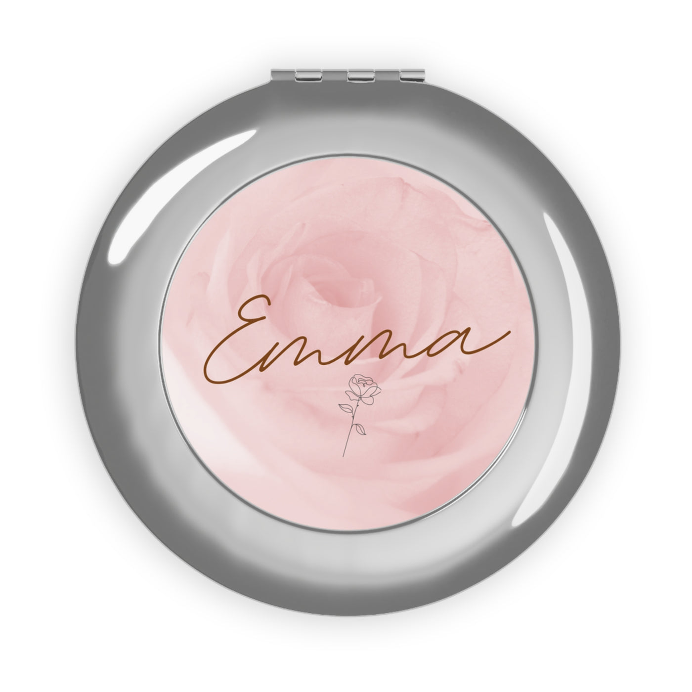 Personalized Compact Travel Mirror