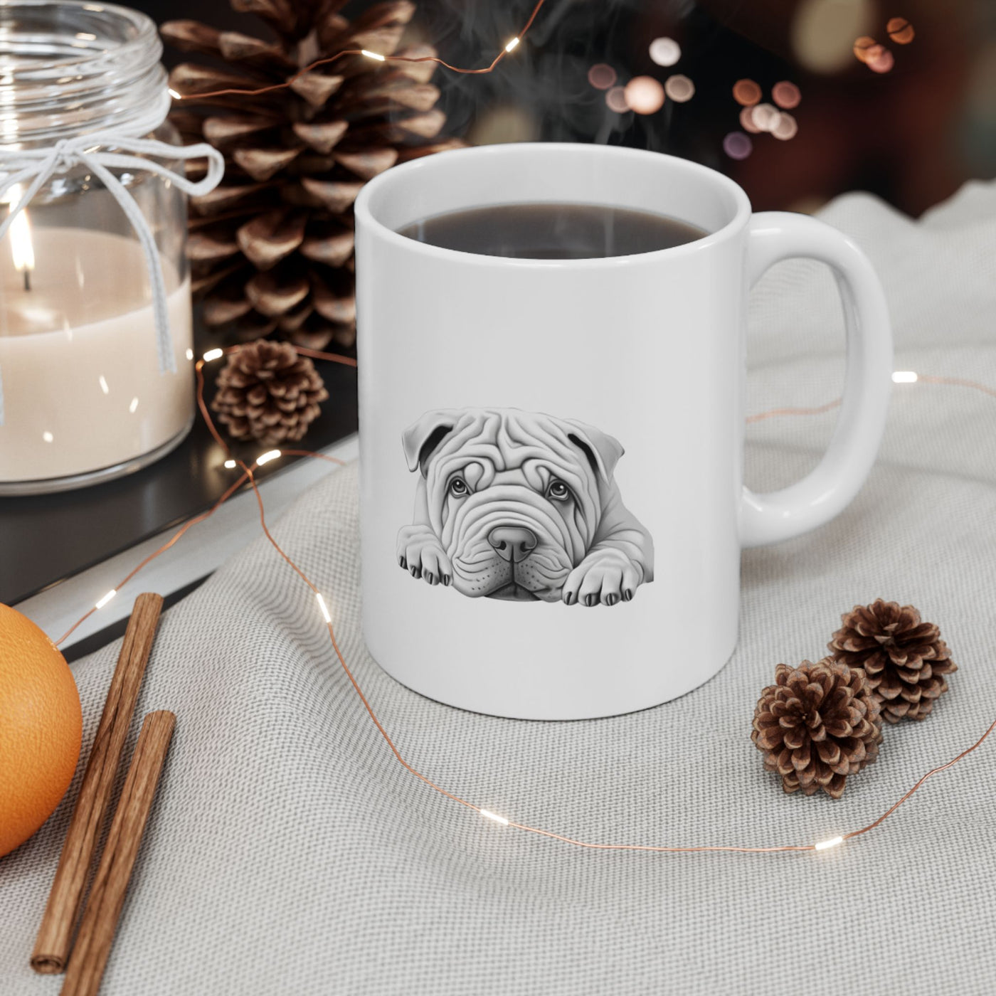 Dog Mug, Shar Pei