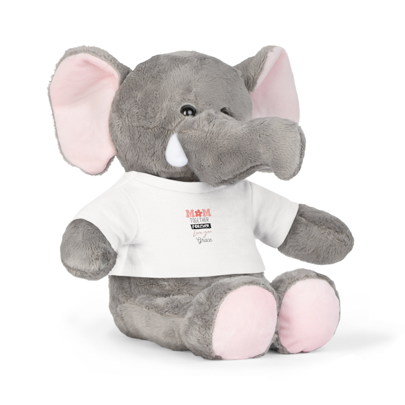 Personalized Name Mom Plush Toy with T-Shirt