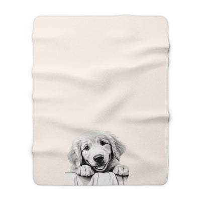 Labrador Sherpa Fleece Blanket