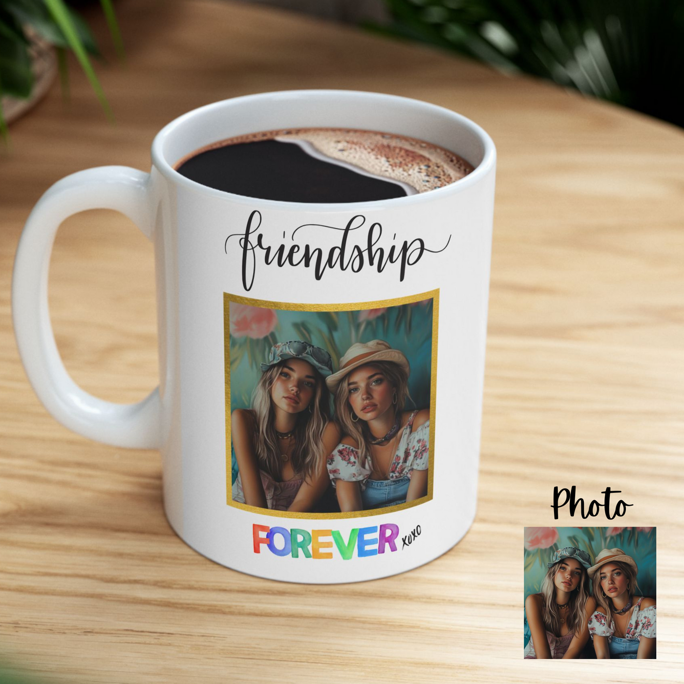 Custom Coffee Mug, Photo Mug, Gift for Friend