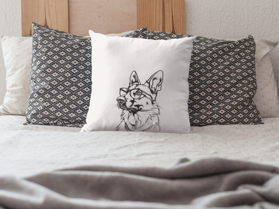 German Shepherd Pillow