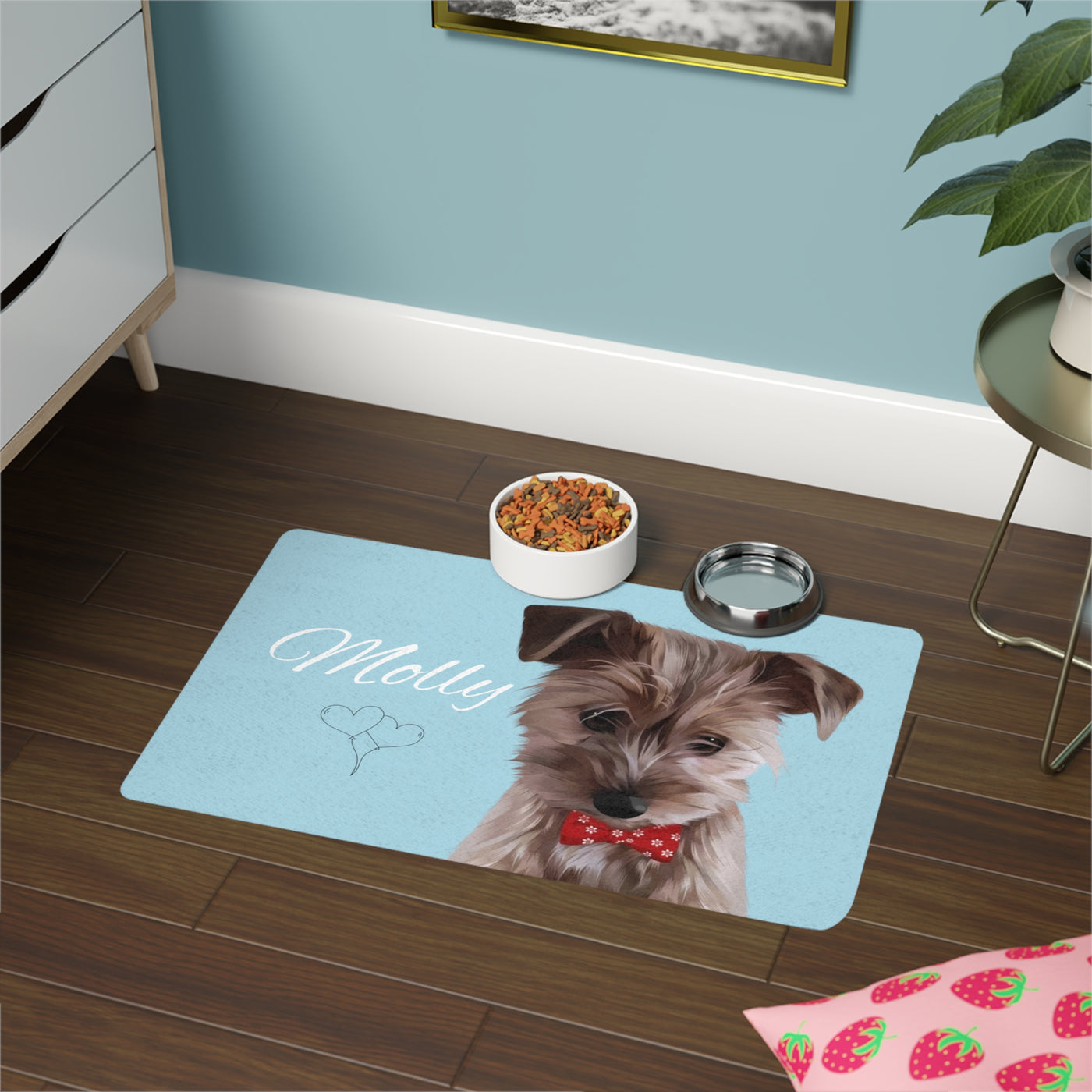 Custom Dog Food Mat