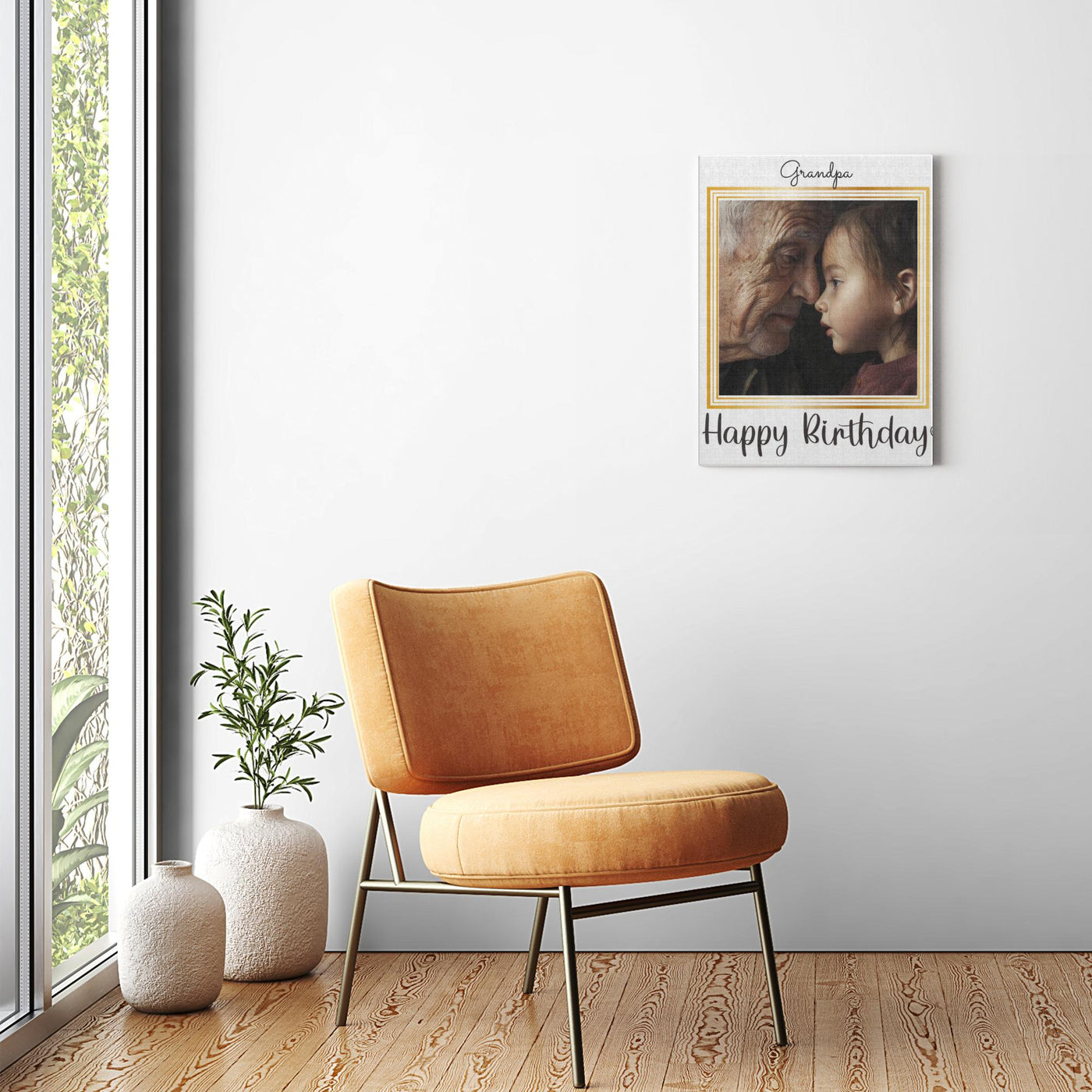 Photo Canvas Wrap Happy Birthday Gift