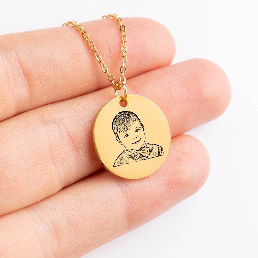 Baby Portrait Necklace