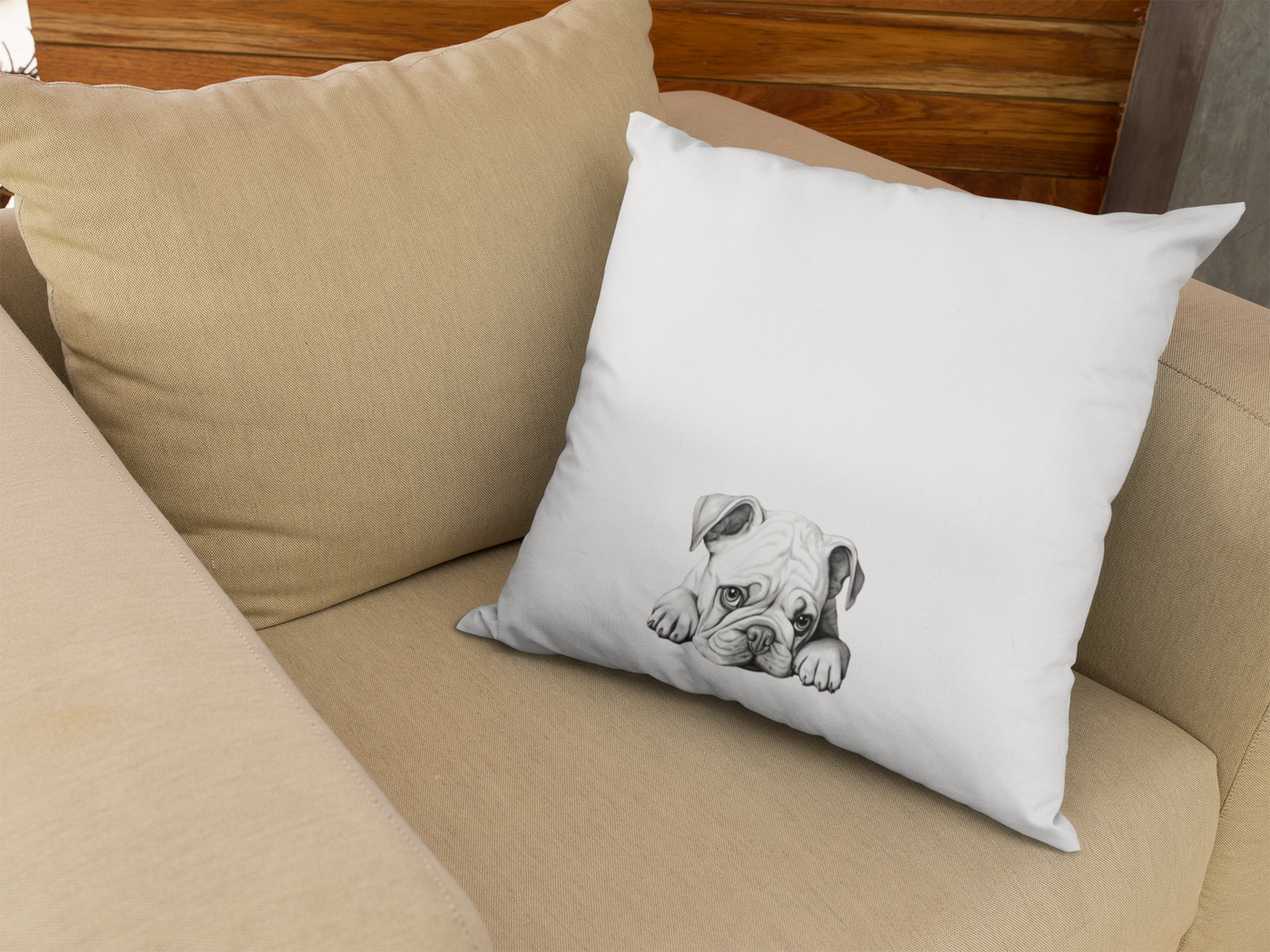 Bulldog Pillow