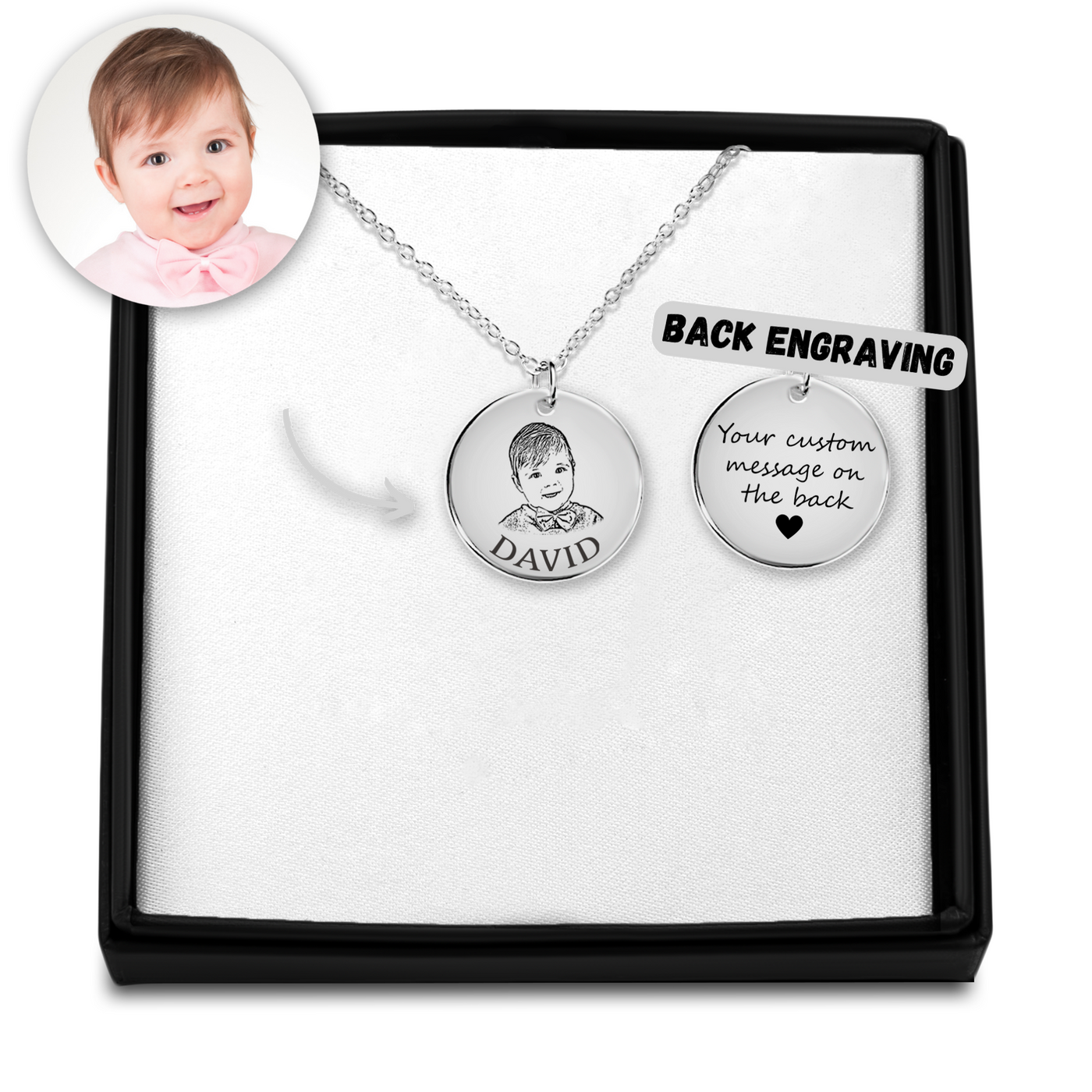 Baby Portrait Necklace